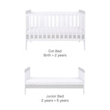 Tutti Bambini Rio 2pc Room Set - White/Dove Grey 5