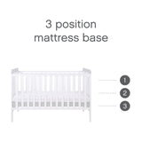 Tutti Bambini Rio 2pc Room Set - White/Dove Grey 6