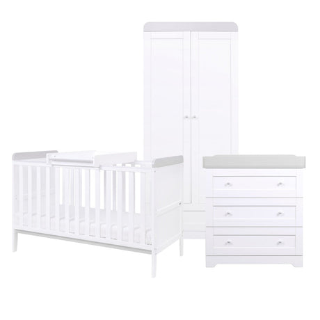 Tutti Bambini Rio 3pc Room Set - White/Dove Grey 5
