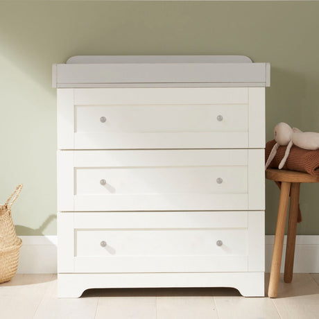 Tutti Bambini Rio Chest Changer - White/Dove Grey 1