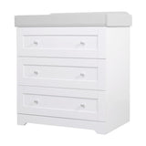 Tutti Bambini Rio Chest Changer - White/Dove Grey 2