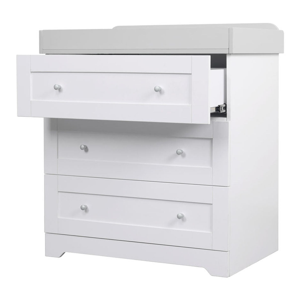 Tutti Bambini Rio Chest Changer - White/Dove Grey 3