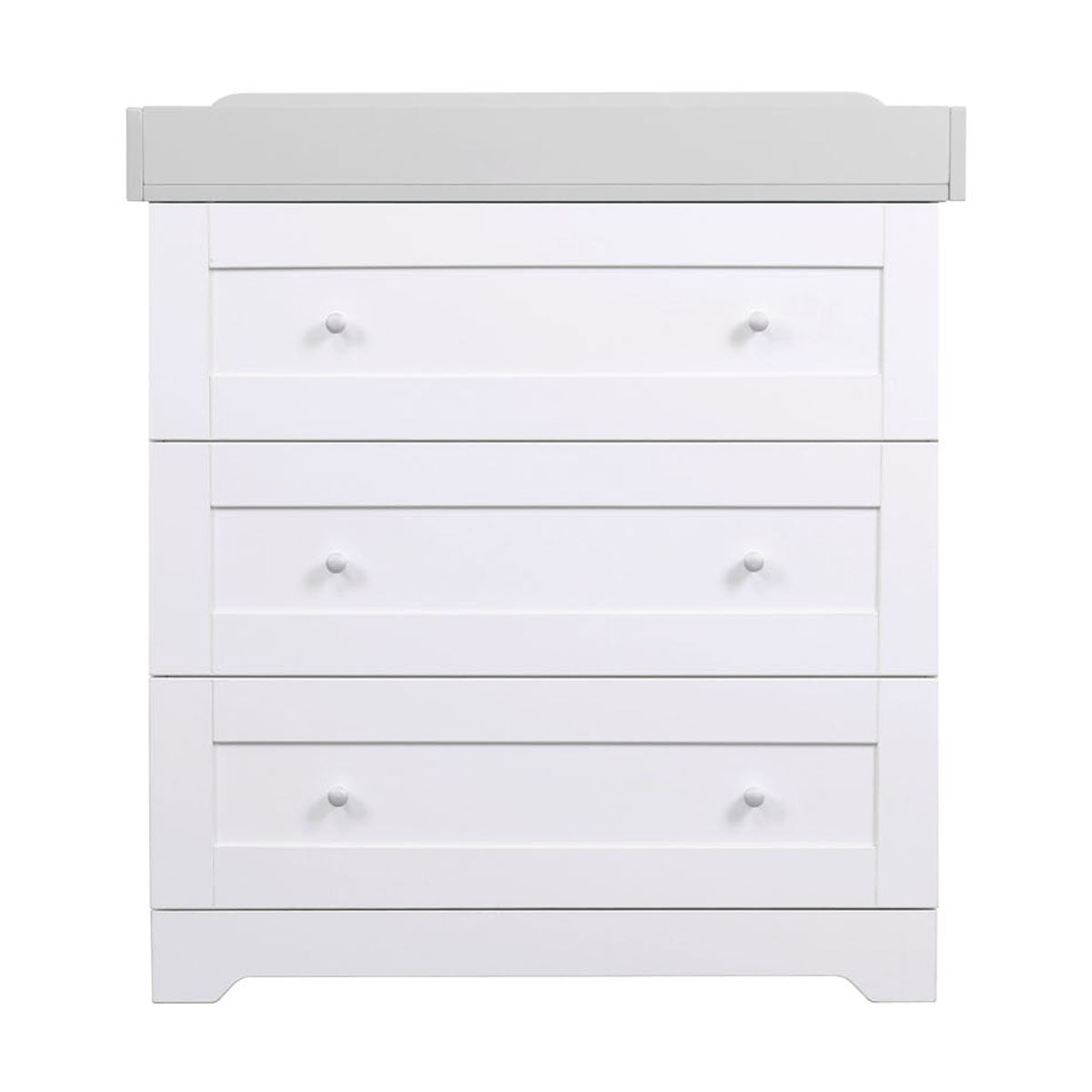 Tutti Bambini Rio Chest Changer - White/Dove Grey 4