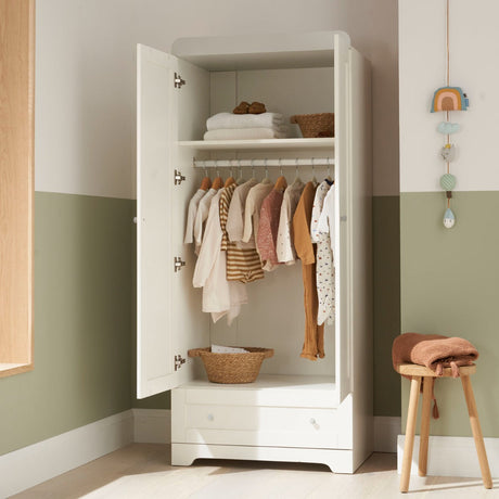Tutti Bambini Rio Wardrobe - White/Dove Grey 3