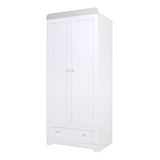 Tutti Bambini Rio Wardrobe - White/Dove Grey 4