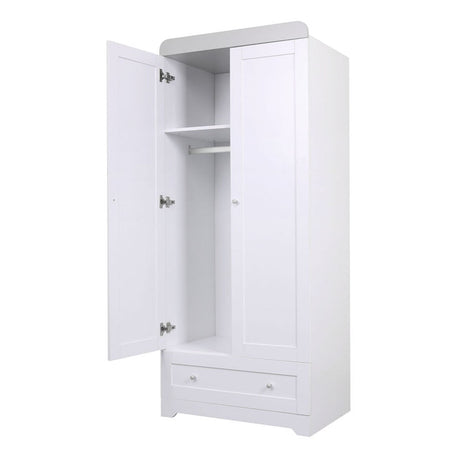 Tutti Bambini Rio Wardrobe - White/Dove Grey 5