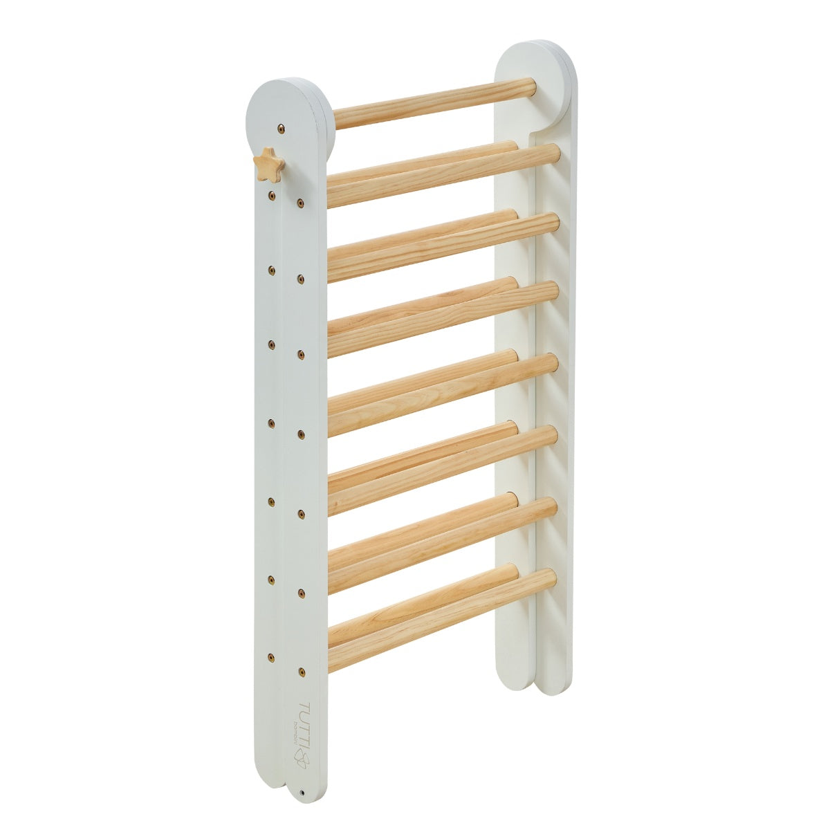 Tutti Bambini Scala Montessori 3 in 1 Pikler Climbing Frame with Climbing Wall - Sea Mist