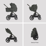 Silver Cross Cove 2 Ultimate Maxi-Cosi Pebble 360 Pro2 Car Seat Bundle - Pewter