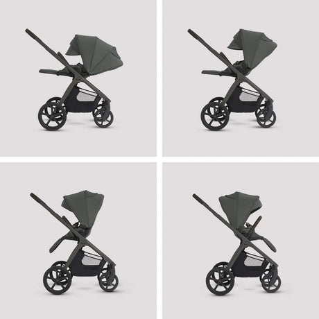 Silver Cross Cove 2 Ultimate Maxi-Cosi Pebble 360 Pro2 Car Seat Bundle - Pewter