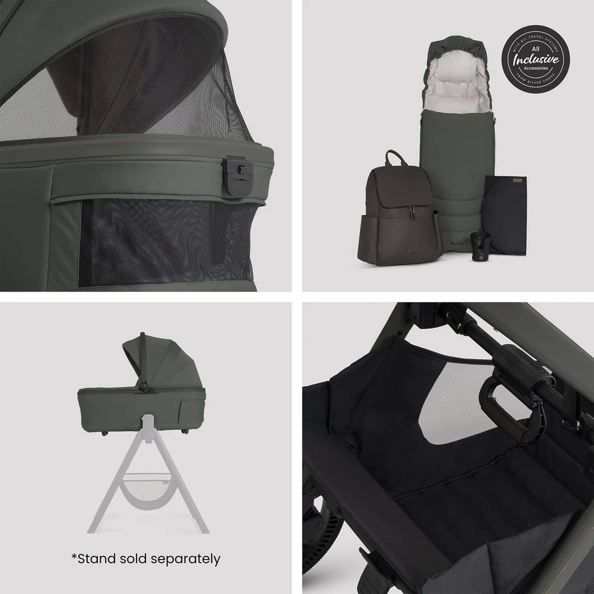 Silver Cross Cove 2 Accessory Bundle - Pewter