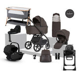 Silver Cross Cove 2 Ultimate 360 Car Seat & Accessory Bundle - Chocolate