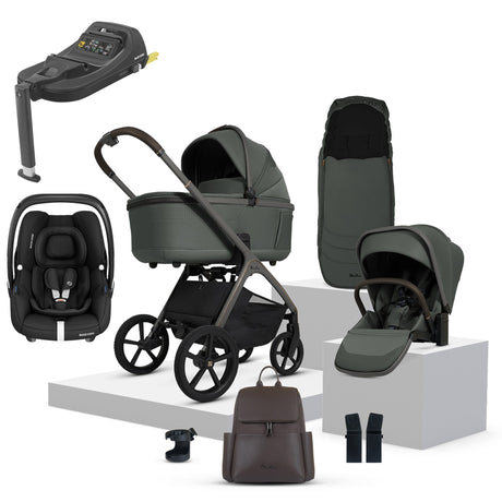 Silver Cross Cove Ultimate Maxi-Cosi Cabriofix i-Size Car Seat Bundle - Pewter 1