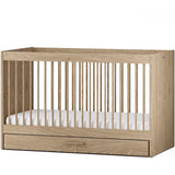 Silver Cross Geneva 3 Piece Nursery Set with Convertible Cot Bed, Dresser & Wardrobe