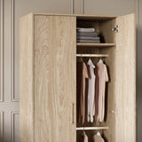 Silver Cross Geneva 3 Piece Nursery Set with Convertible Cot Bed, Dresser & Wardrobe