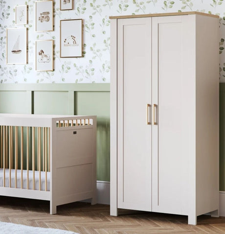 Silver Cross Seville Wardrobe - Cashmere Oak 3