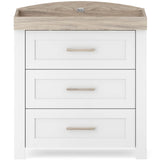 Silver Cross Valencia 3 Piece Nursery Set with Convertible Cot Bed, Dresser & Wardrobe