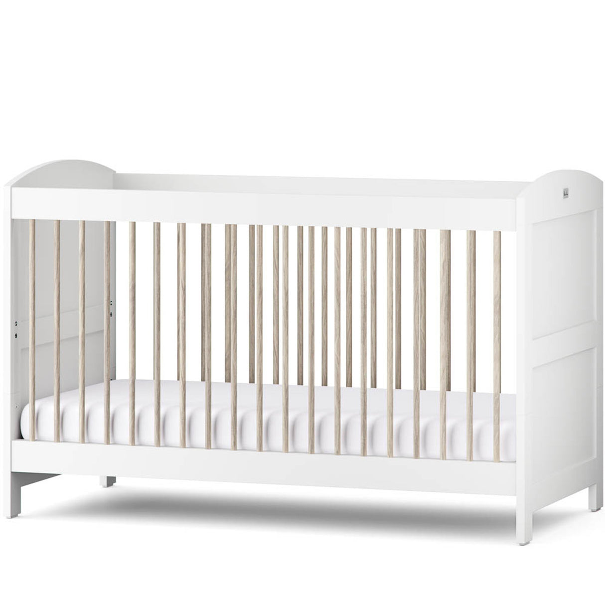 Silver Cross Valencia 3 Piece Nursery Set with Convertible Cot Bed, Dresser & Wardrobe