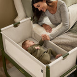 Snuzpod 5 Bedside Crib - Olive