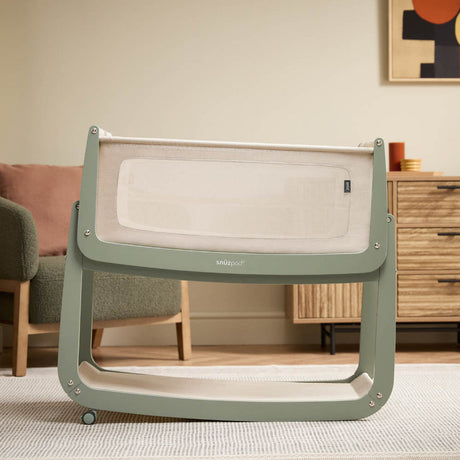 Snuzpod 5 Bedside Crib - Sage 11