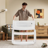 Snuzpod 5 Bedside Crib - White 10