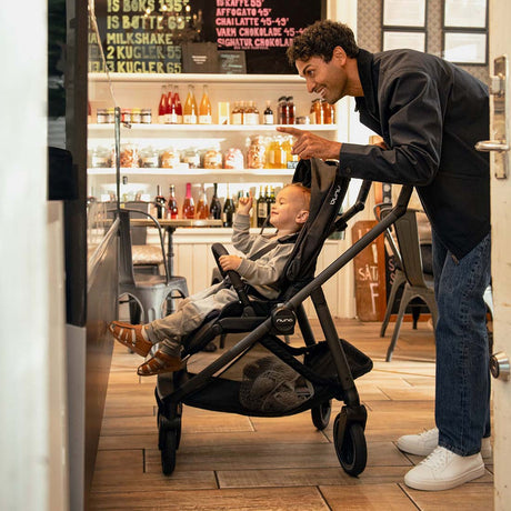 Nuna SWIV Next Stroller + LYTL Carrycot - Caviar 14