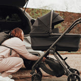 Silver Cross Dune 2 Pushchair and First Bed Folding Carrycot - Mocha 8