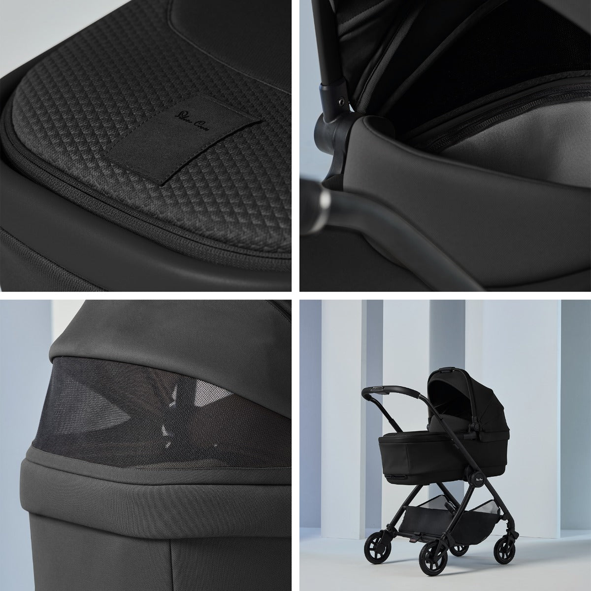 Silver Cross Dune 2 Pushchair and First Bed Folding Carrycot - Space 5