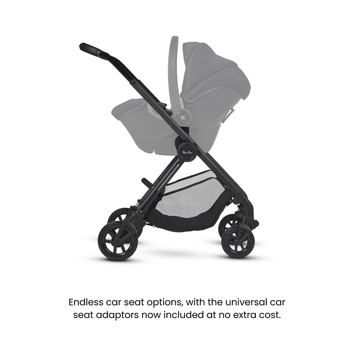 Silver Cross Dune 2 Pushchair and First Bed Folding Carrycot - Space 6