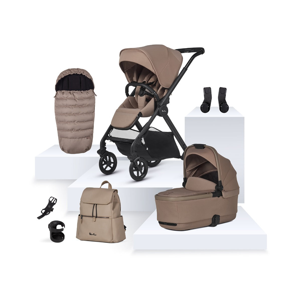 Silver Cross Reef 2 with Maxi-Cosi Pebble 360 Pro2 Ultimate Bundle - Mocha 9
