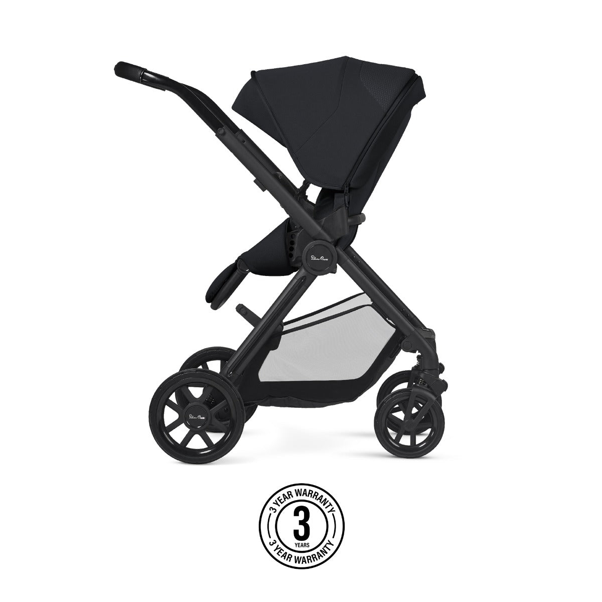 Silver Cross Reef 2 Pushchair and First Bed Folding Carrycot - Space 2