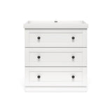 Silver Cross Bromley 2 Piece Cot Bed and Dresser Set - White 7