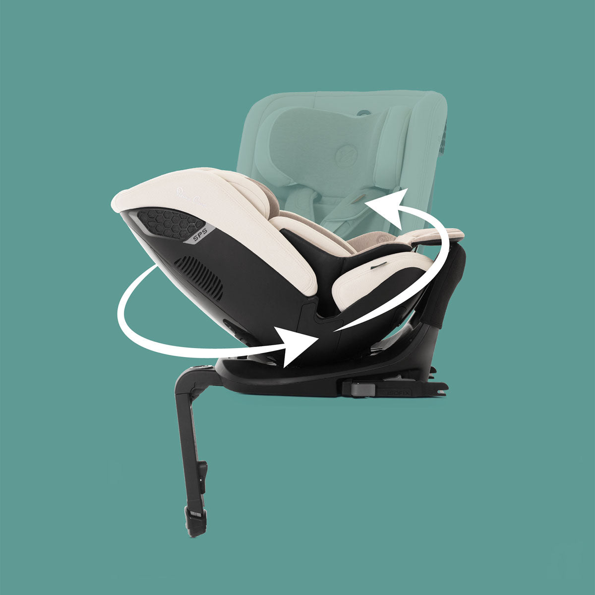 Silver Cross Motion 2 All Size 360 Car Seat - Almond 3