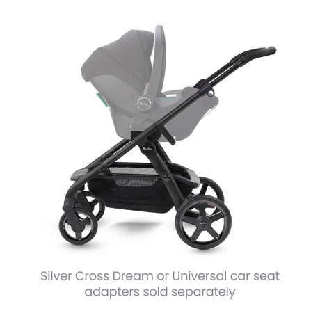Silver Cross Wave 3 Single to Double Pushchair - Onyx 7
