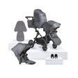 Silver Cross Wave 3 Single to Double Pushchair - Lunar 1