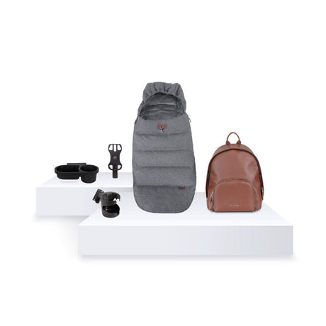 Silver Cross Wave 3 Pram & Pushchair + Ultimate Pack + Motion All Size - Lunar 6