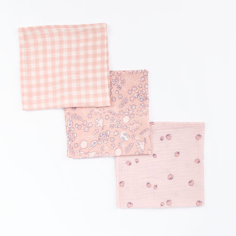 Tutti Bambini Large Muslin Squares Swaddles 3pk - Tiny Tails
