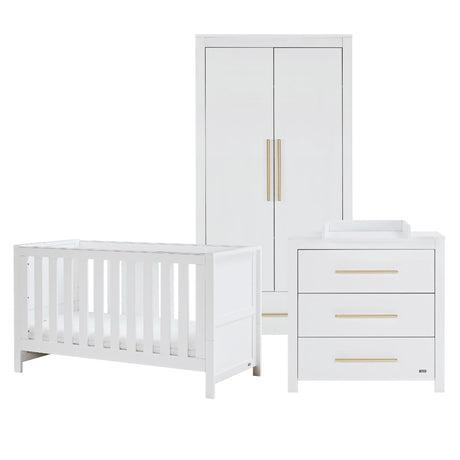 Tutti Bambini Tivoli 3 Piece Room Set - White