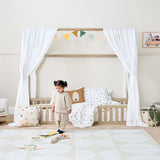 Tutti Bambini Casa Grande Floor Bed Curtains Accessory Pack - White