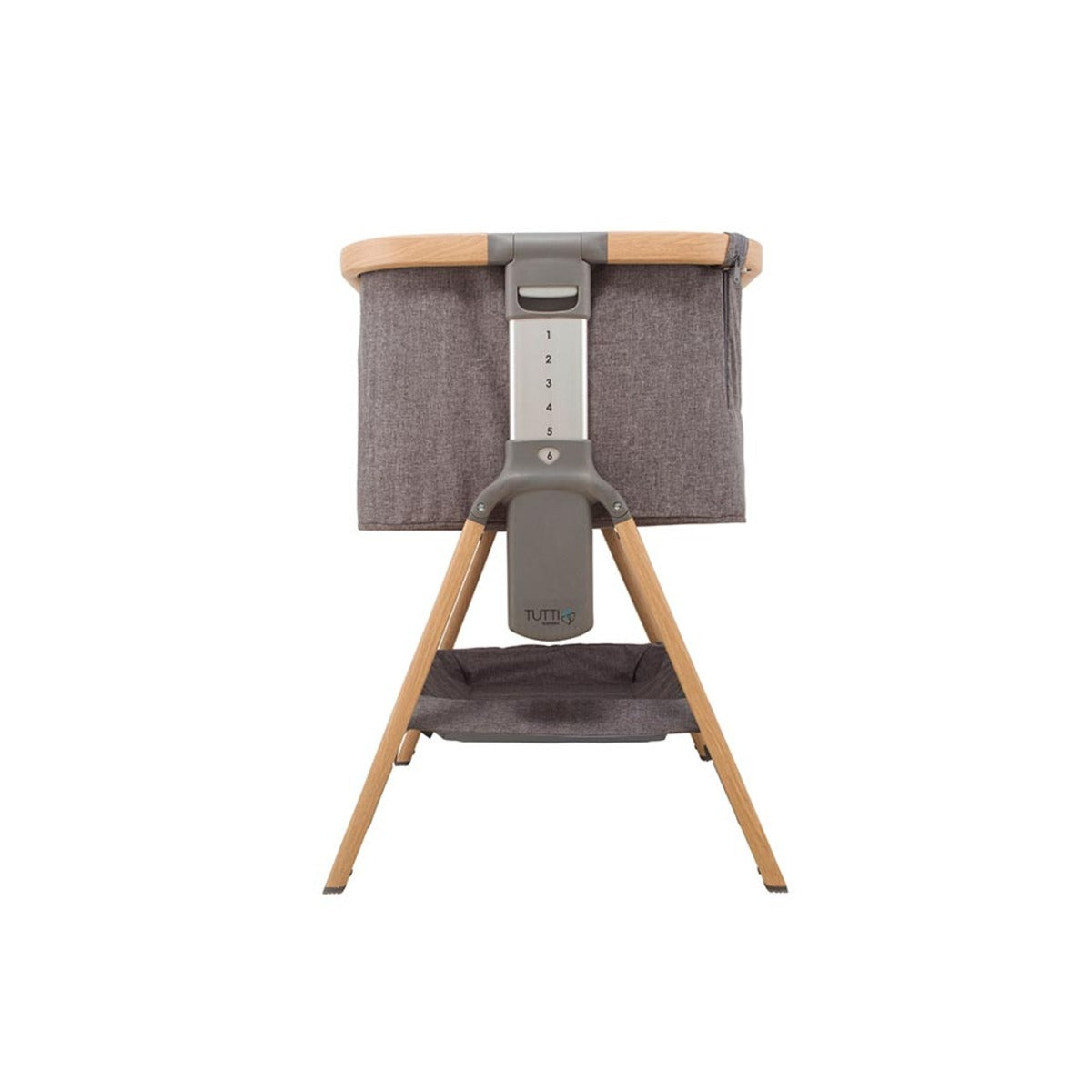 Tutti Bambini CoZee Bedside Crib - Oak and Charcoal 19