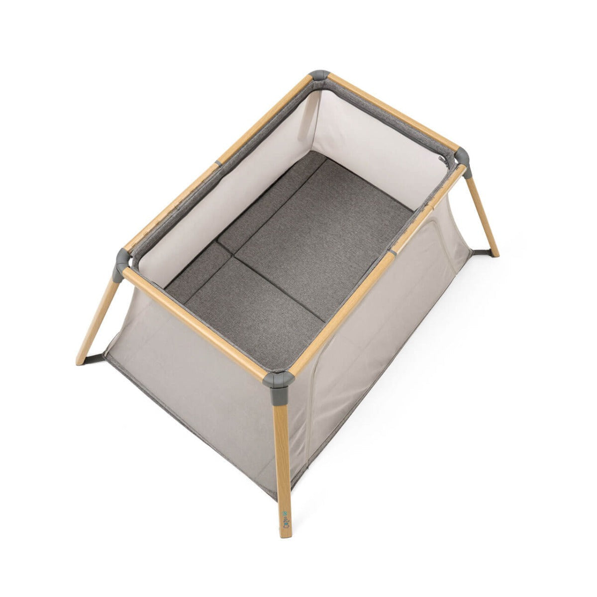 Tutti Bambini CoZee Go 3-in-1 Bassinet, Travel Cot & Playpen - Oak/Charcoal 4