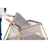 Tutti Bambini CoZee Go 3-in-1 Bassinet, Travel Cot & Playpen - Oak/Charcoal 5