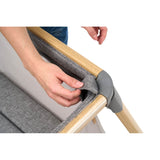 Tutti Bambini CoZee Go 3-in-1 Bassinet, Travel Cot & Playpen - Oak/Charcoal 8