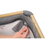 Tutti Bambini CoZee Go 3-in-1 Bassinet, Travel Cot & Playpen - Oak/Charcoal 10
