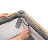 Tutti Bambini CoZee Go 3-in-1 Bassinet, Travel Cot & Playpen - Oak/Charcoal 11