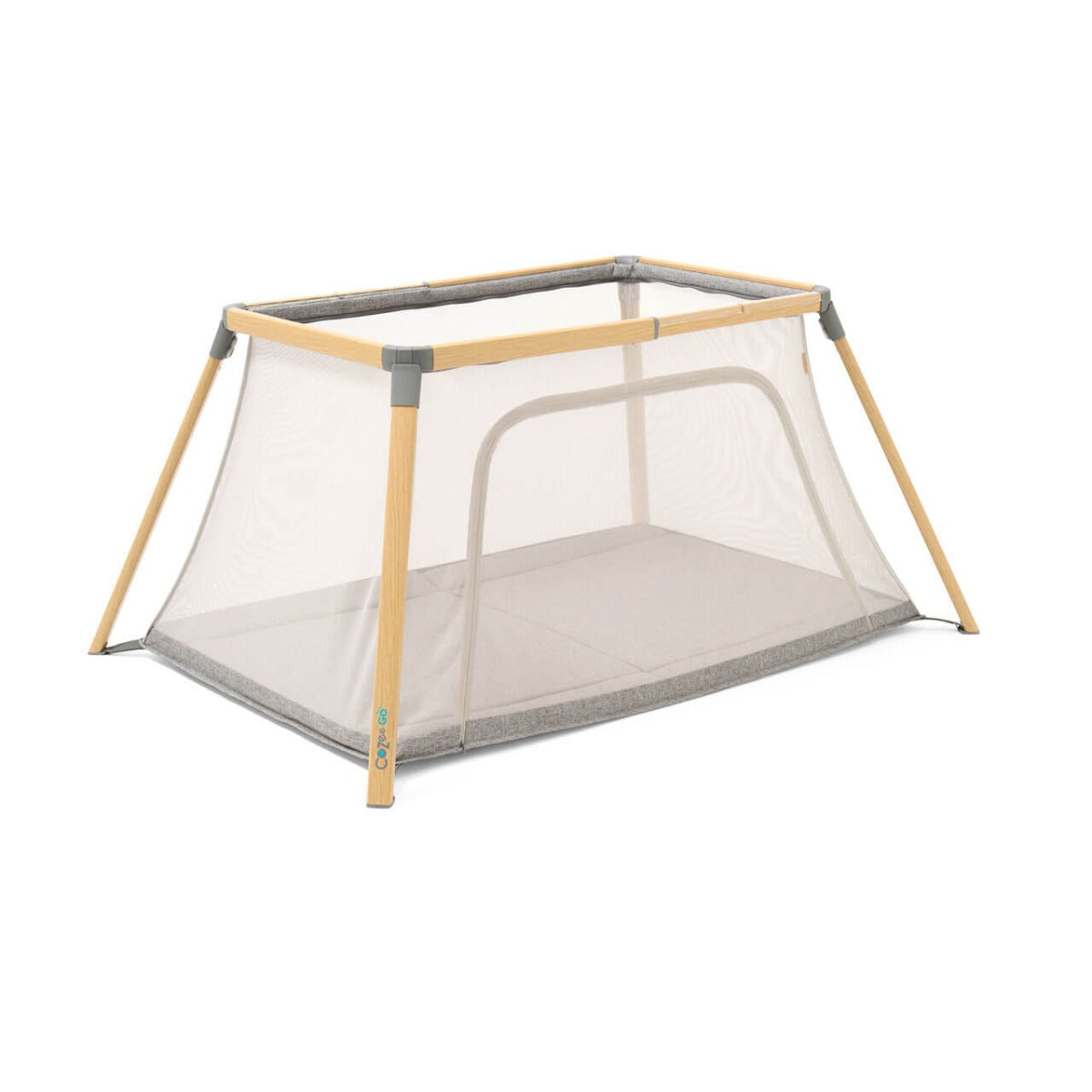 Tutti Bambini CoZee Go 3-in-1 Bassinet, Travel Cot & Playpen - Oak/Charcoal 18
