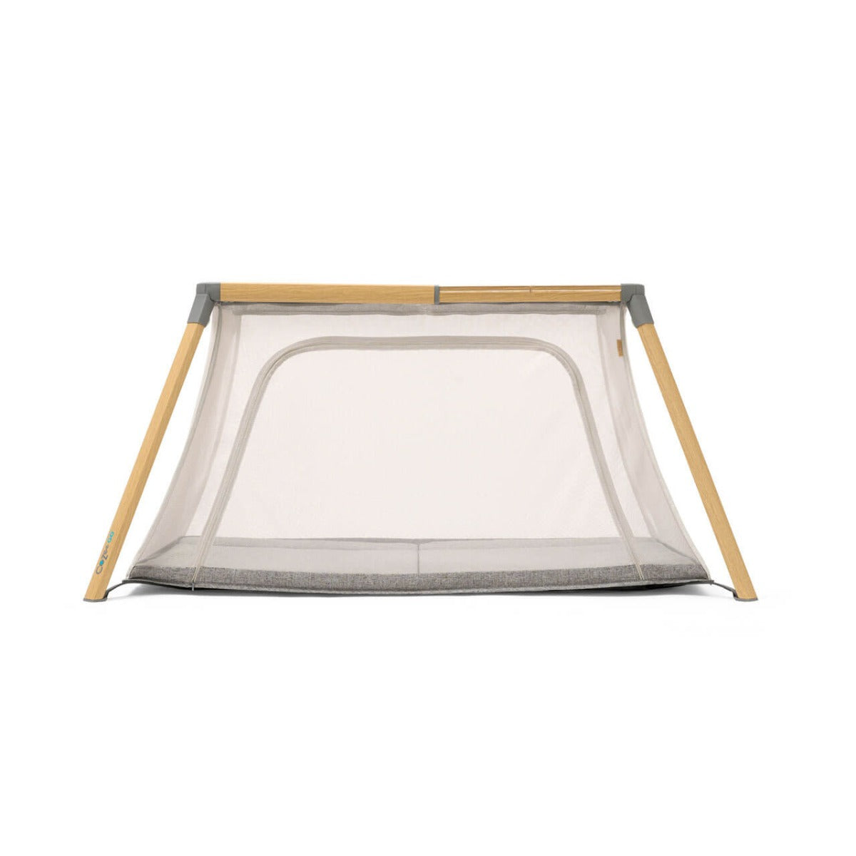 Tutti Bambini CoZee Go 3-in-1 Bassinet, Travel Cot & Playpen - Oak/Charcoal 23