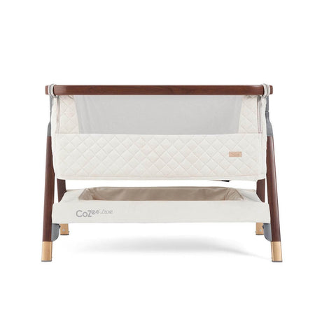 Tutti Bambini CoZee Luxe Bedside Crib - Walnut/Cream 5