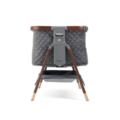 Tutti Bambini CoZee Luxe Bedside Crib - Walnut/Slate 9