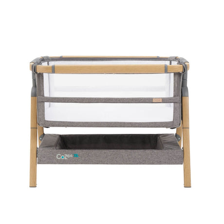 Tutti Bambini CoZee XL Bedside Crib and Cot - Oak/Charcoal 4