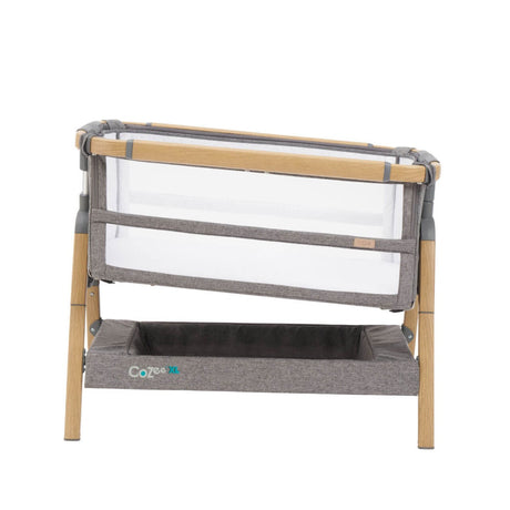 Tutti Bambini CoZee XL Bedside Crib and Cot - Oak/Charcoal 5